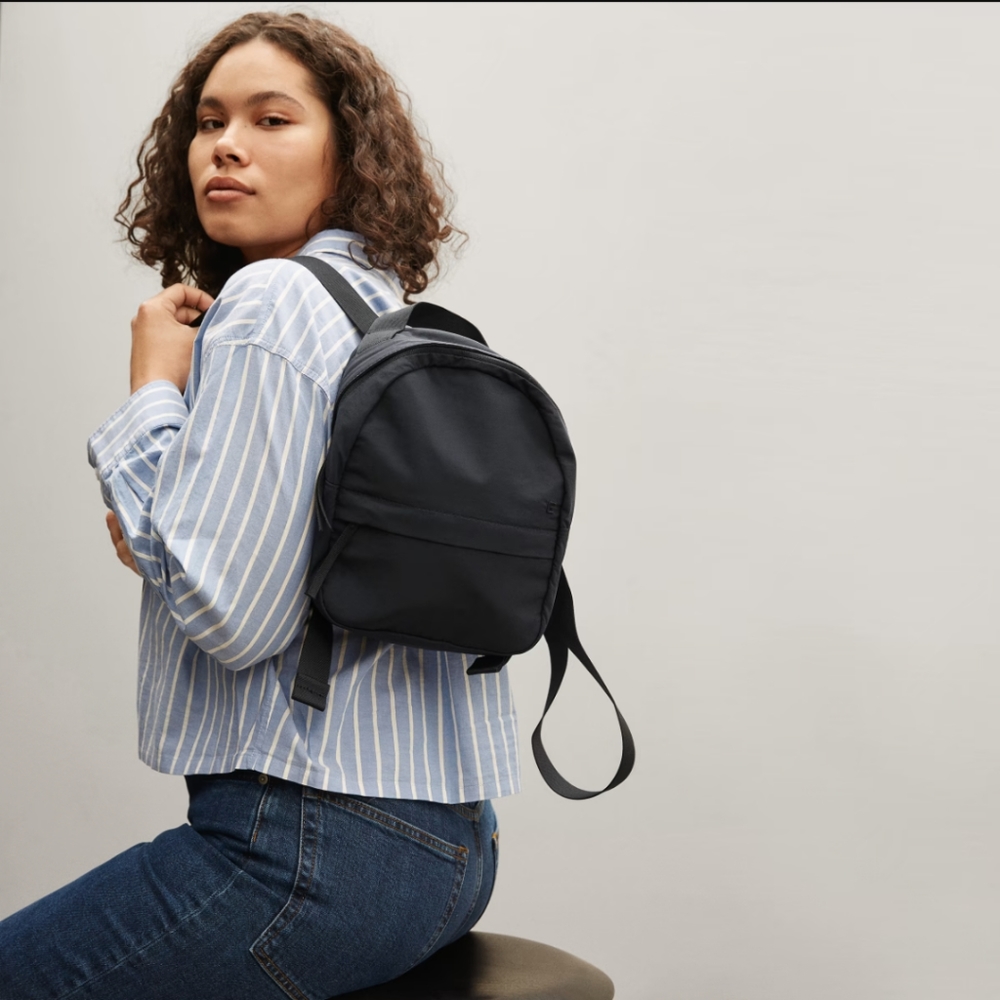 NWOT Everlane Mini Backpack, Black